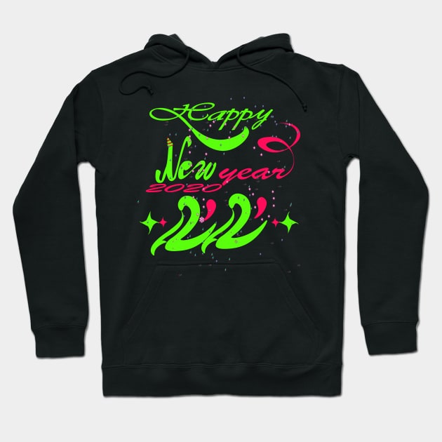 Happy New Year 2020 Hoodie by rashiddidou